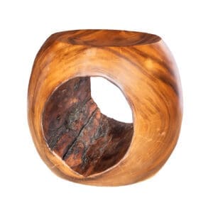 Console Table Live Edge Wood