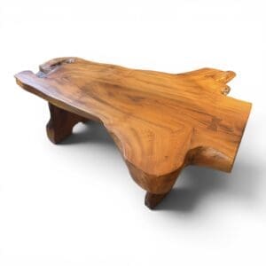 Live Edge Teakwood Coffee Table / Bench