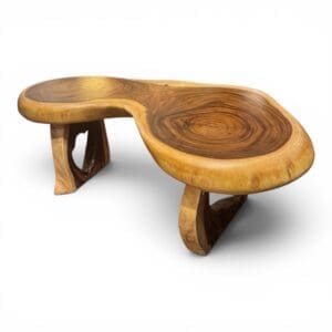Live Edge Acacia Wood Coffee Table
