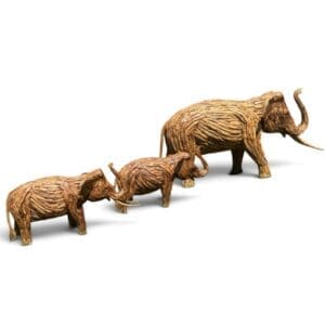 Teak Elephant Sculpture
