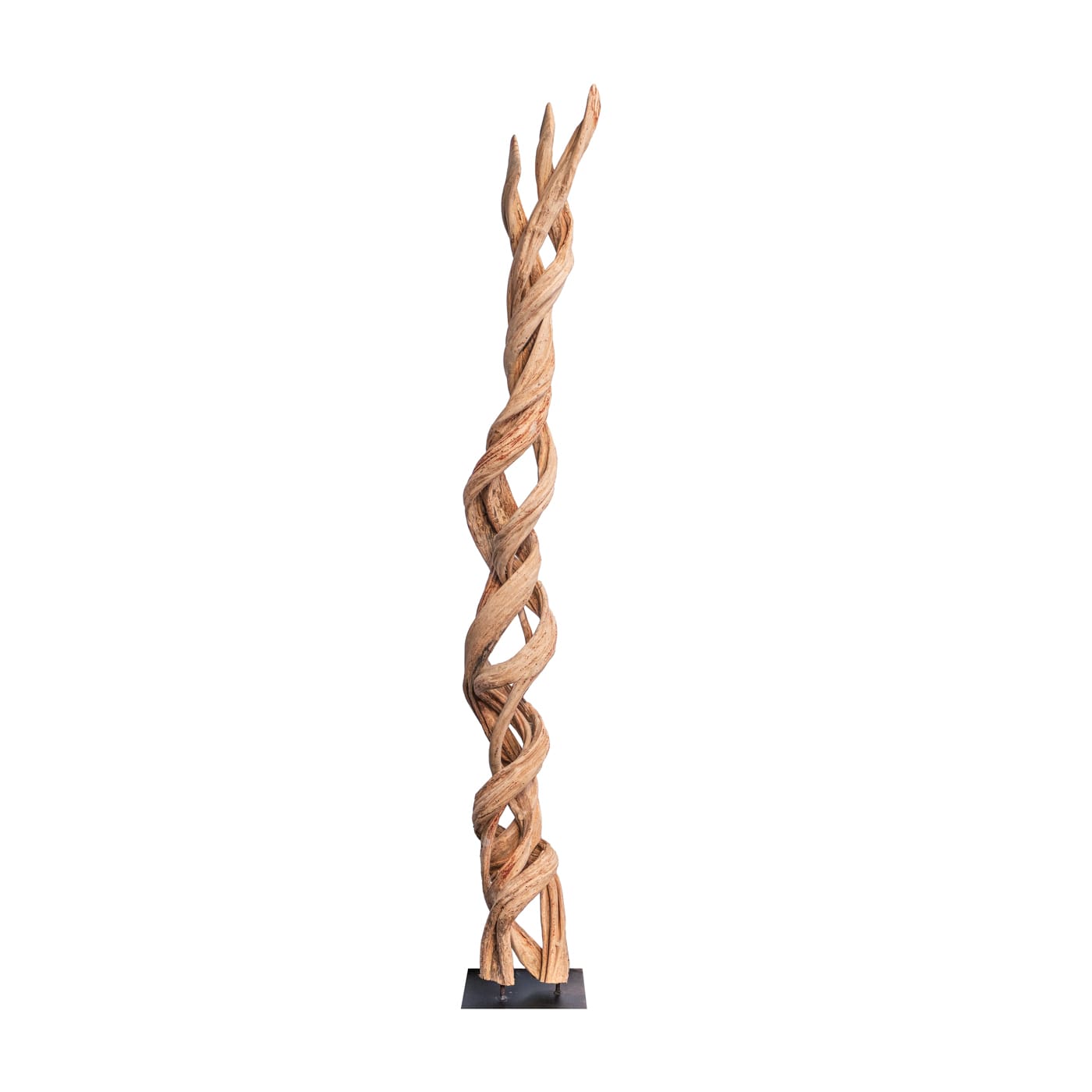Jungle vines wood floor sculpture