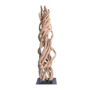 Jungle vines wood floor sculpture