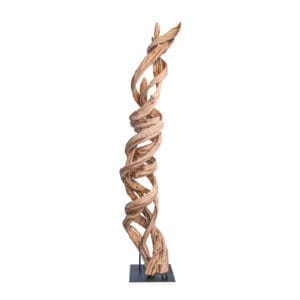 Jungle vines wood floor sculpture