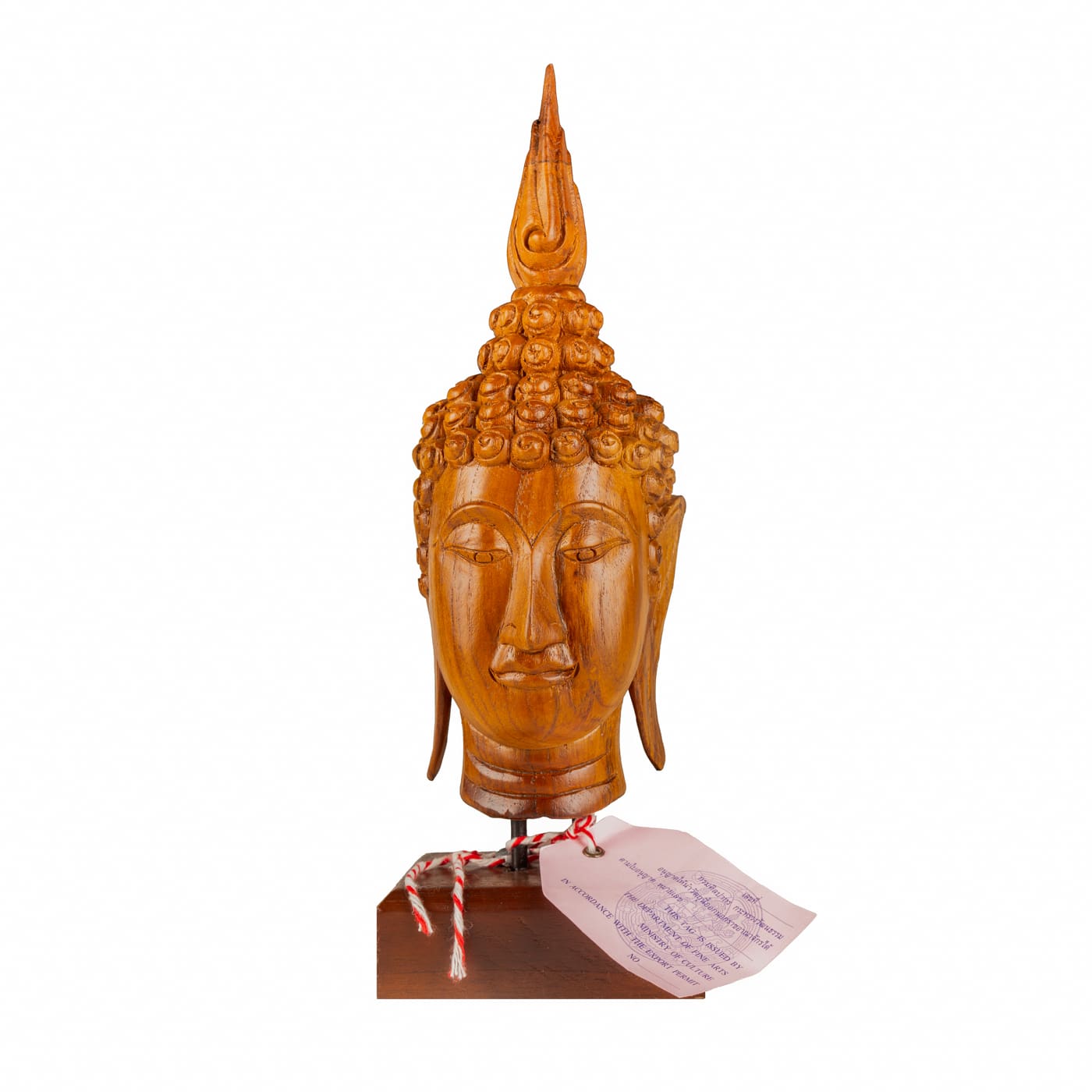 Asian Wisdom Wood Sculpture