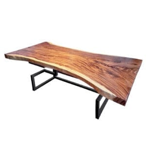 Live edge wood table, rectangle